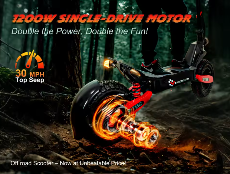 Arwibon GT06 1200W Foldable E-Scooter