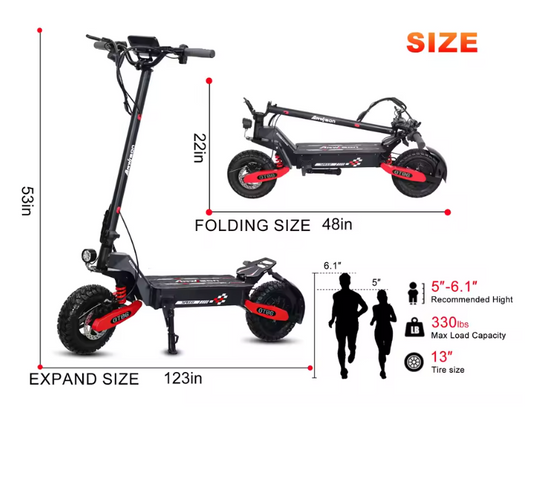 Arwibon GT06 1200W Foldable E-Scooter