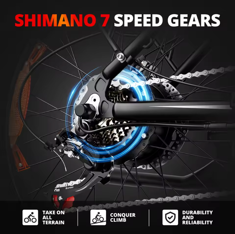 1500W 48V electric mountain bike