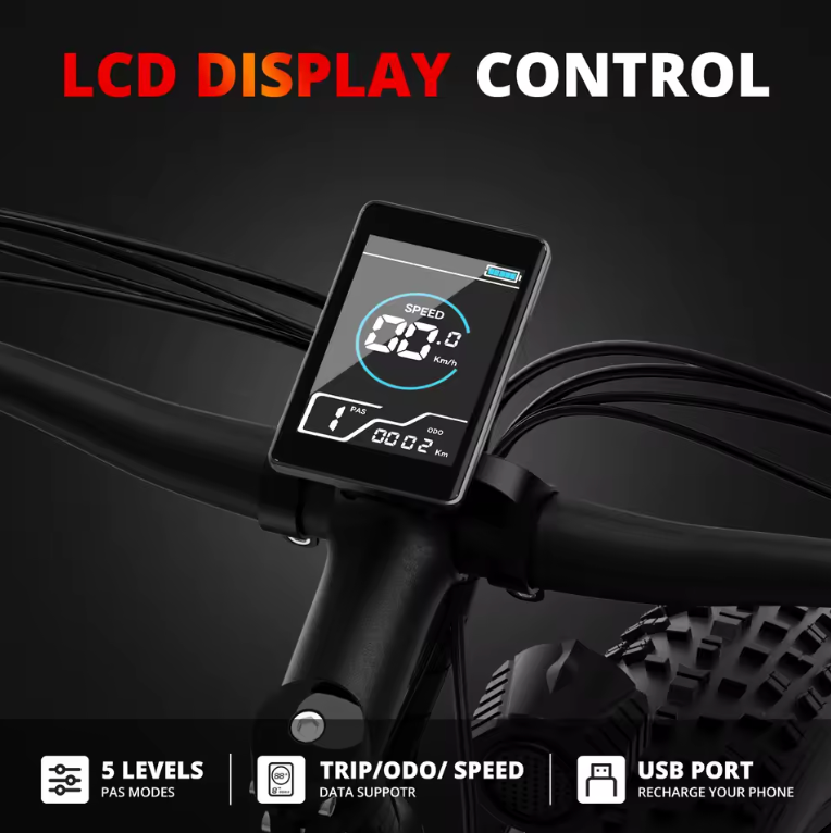 1500W 48V electric mountain bike